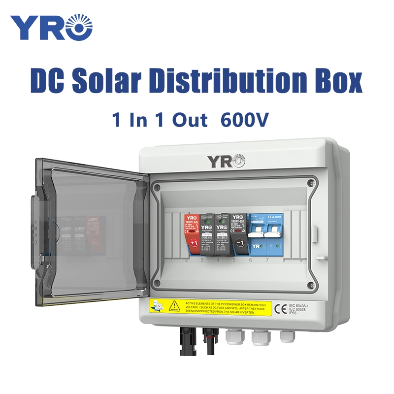 1 in 1 out 600V DC Solar Distribution