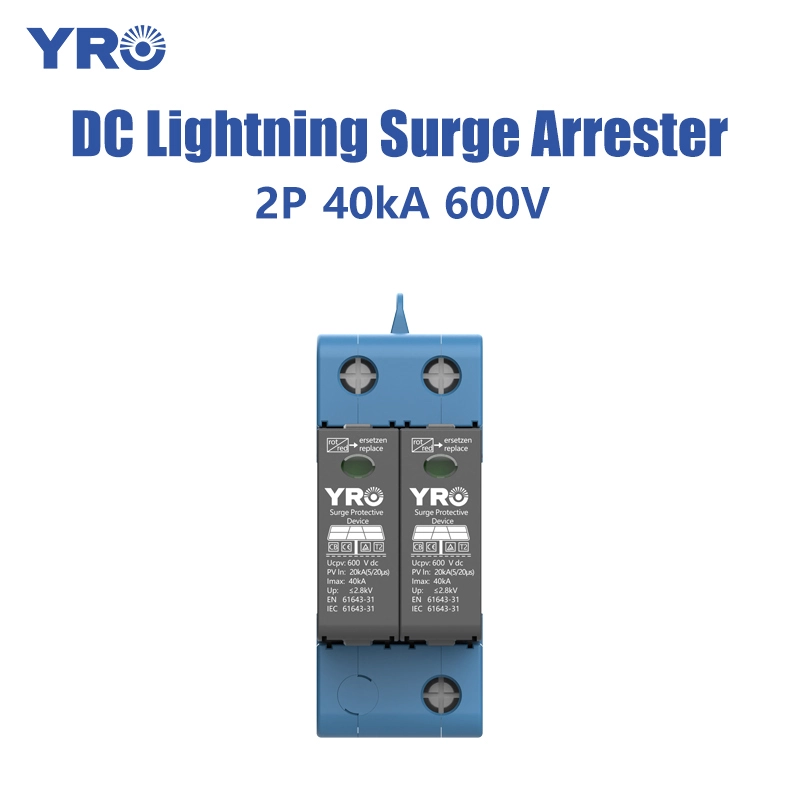 2P 20-40KA 600V T2 DC SPD
