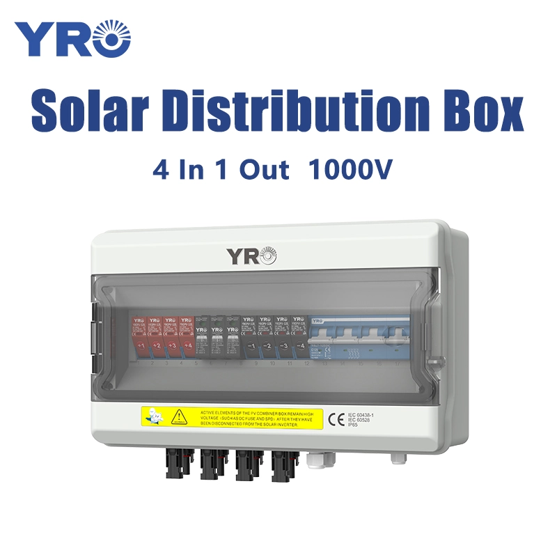4 in 1 out 1,000V DC Solar Distribution