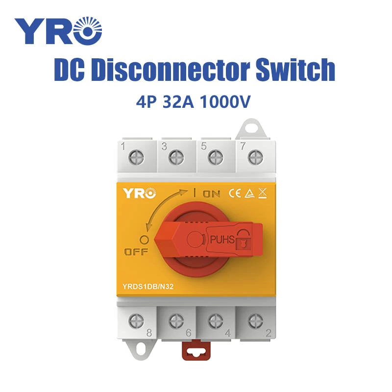 4P 32A 1000V DC Switch Deconnection