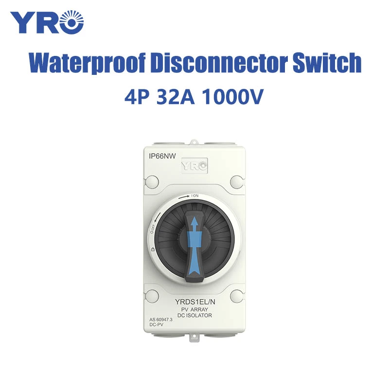 4P 32A 1000V สลับตัวเชื่อมต่อไม่มีสายไฟ