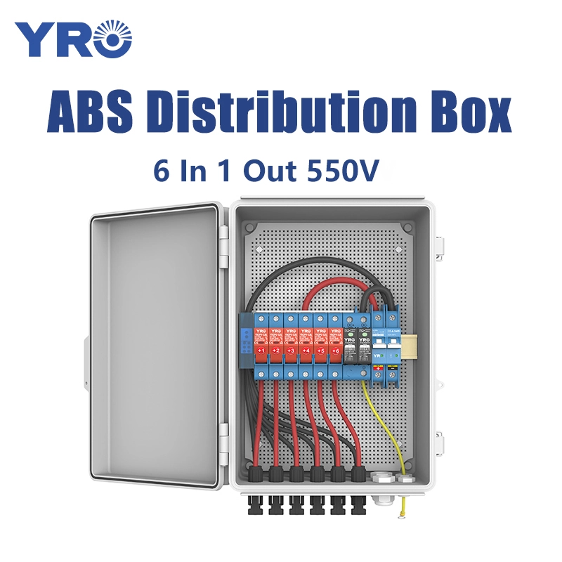 6 in 1 out 550V DC ABS Distribution