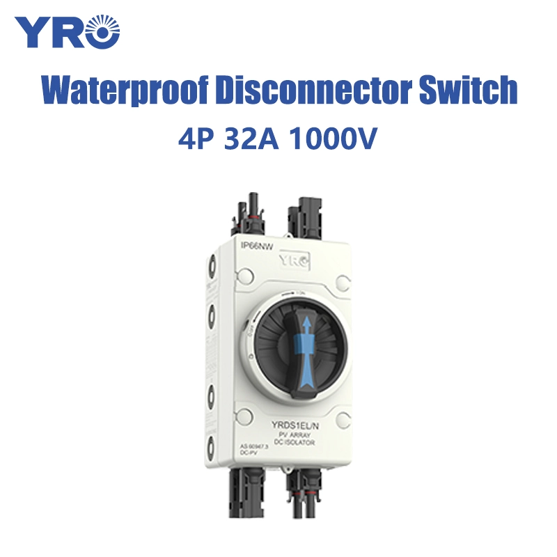 IP66 4P 32A 1000V 2 สตริงด้านบนด้านล่างออก
